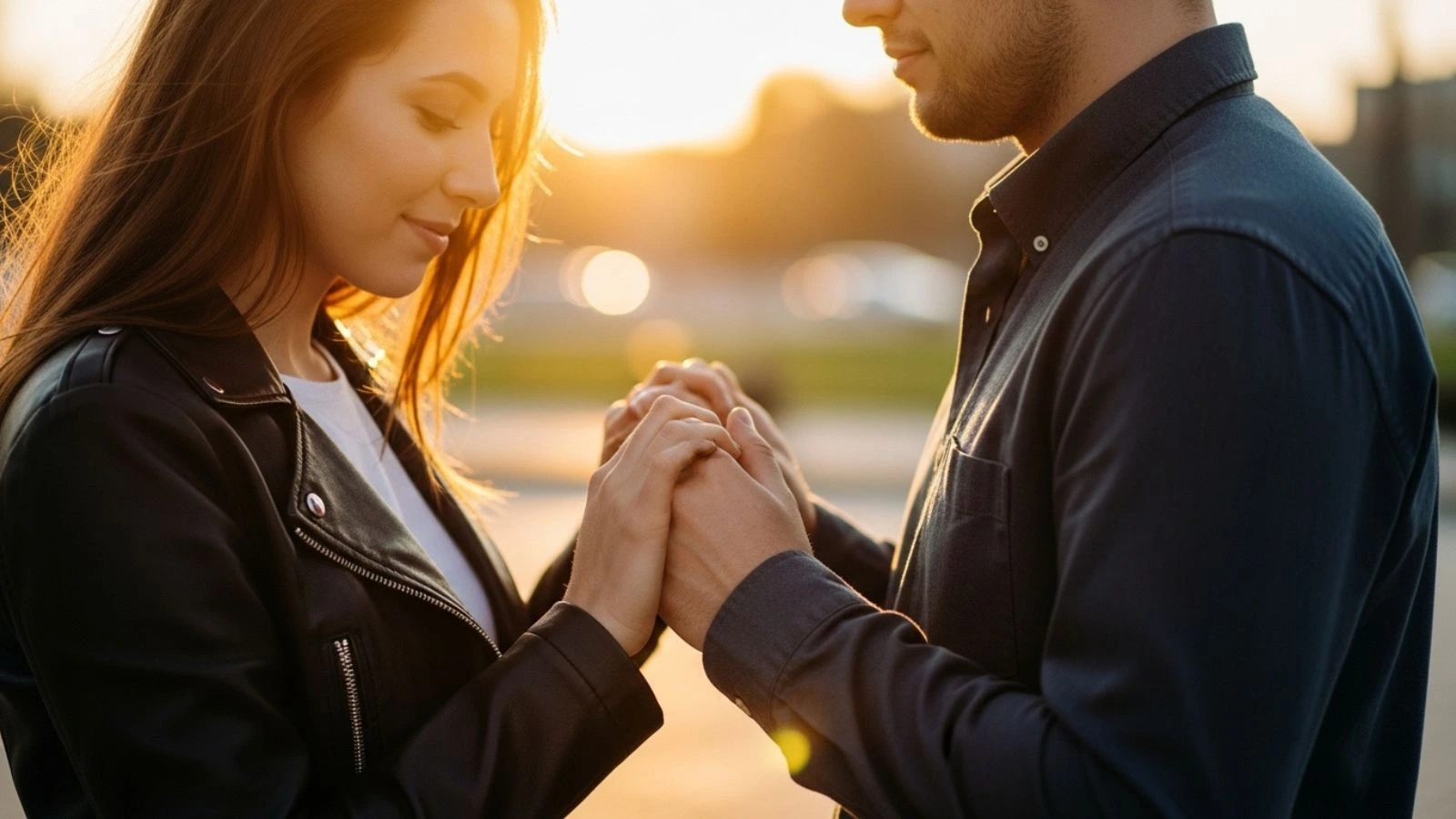 Holding Hands Pick Up Line