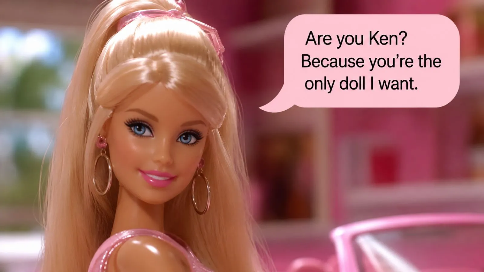 Barbie Pick Up Line