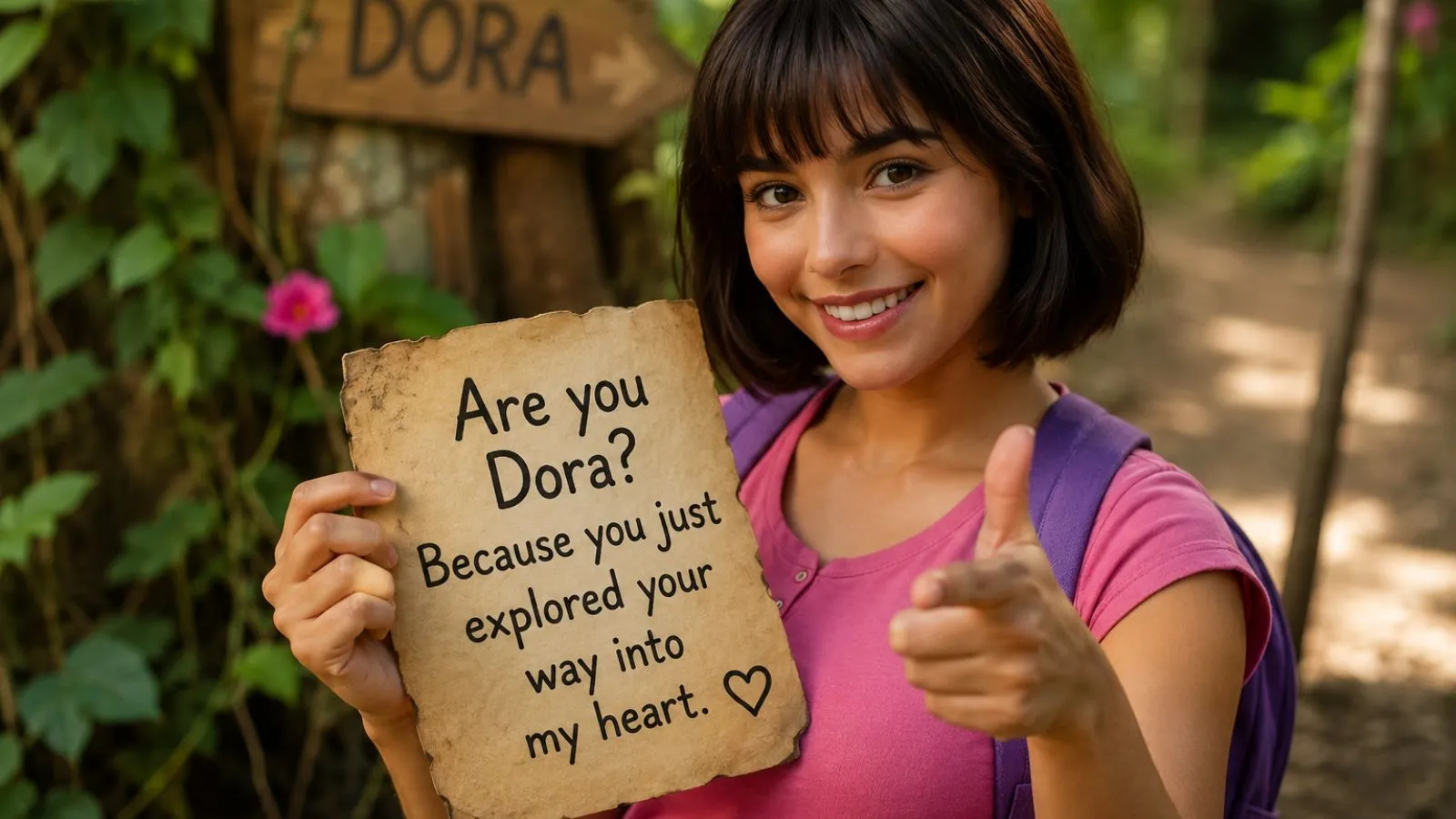 Dora Pick Up Line